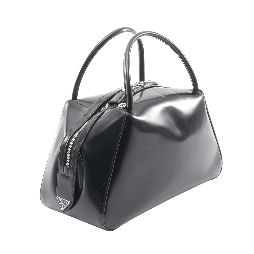Prada Leather Supernova Handbag Spazzolato Black